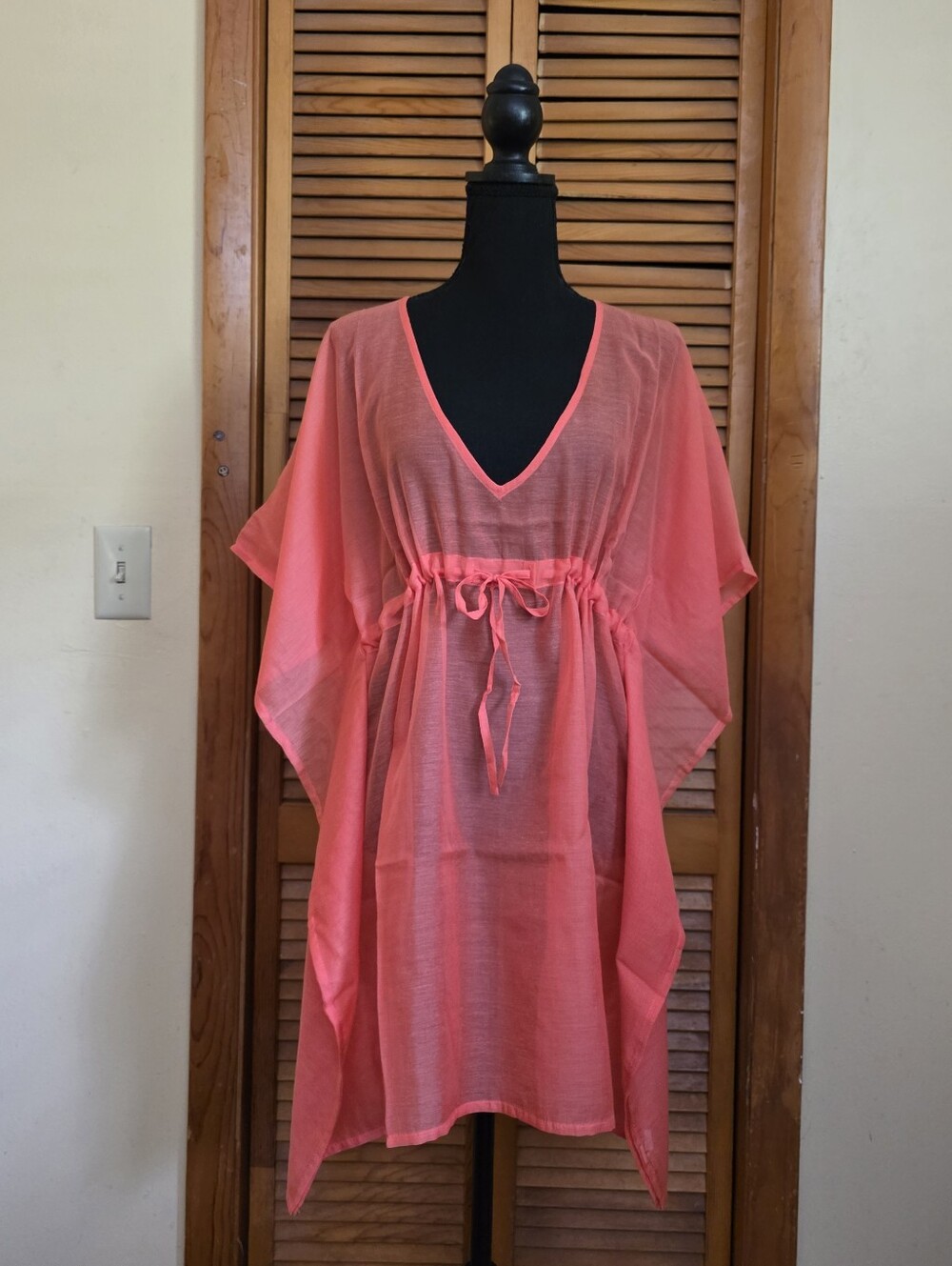 NWT Echo New York Drawstring Butterfly Wrap/Swimsuit Cover-Up One Size
